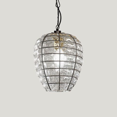 Pendant lamp - ALVEARE - Siru Lighting - blown glass / traditional / corded