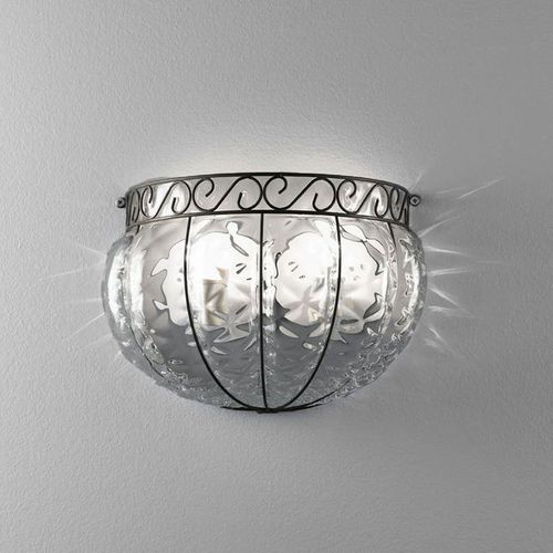 Traditional wall light - HAREM - Siru Lighting - indoor / wire / blown glass
