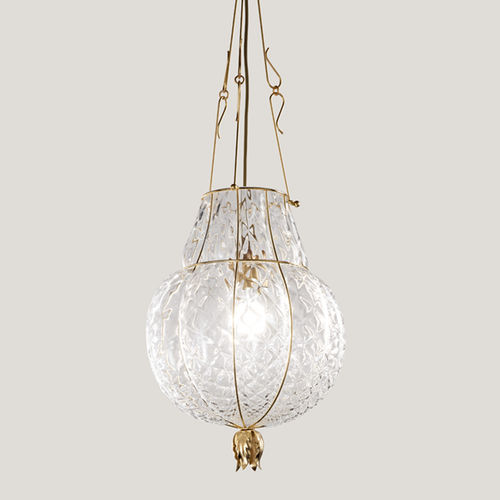 Pendant lamp - ODALISCA - Siru Lighting - blown glass / traditional / corded