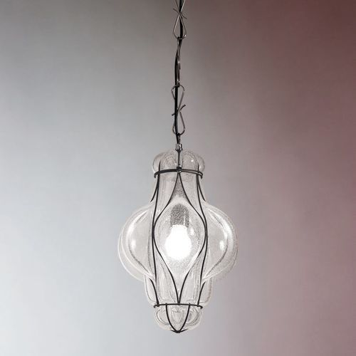 Pendant lamp - PONTE - Siru Lighting - blown glass / traditional / corded