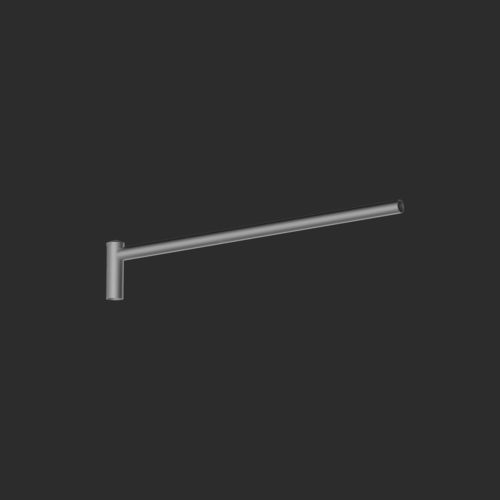 Aluminium lamp post arm - WR-4/1/1,5/5 ZP - Rosa - ZPSO Stanislaw Rosa