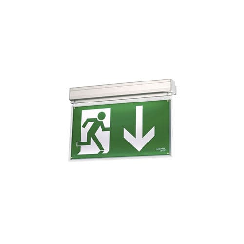 Ceiling emergency light - A12 - MINILUX - LUMATEC FRANCE / LUMATEC SUISSE - wall-mounted / rectangular / LED
