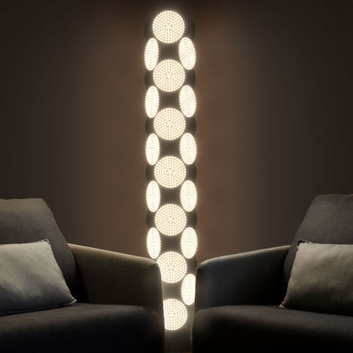 Floor-standing lamp - TOTEM DOT - PROLICHT - metal / contemporary / wireless
