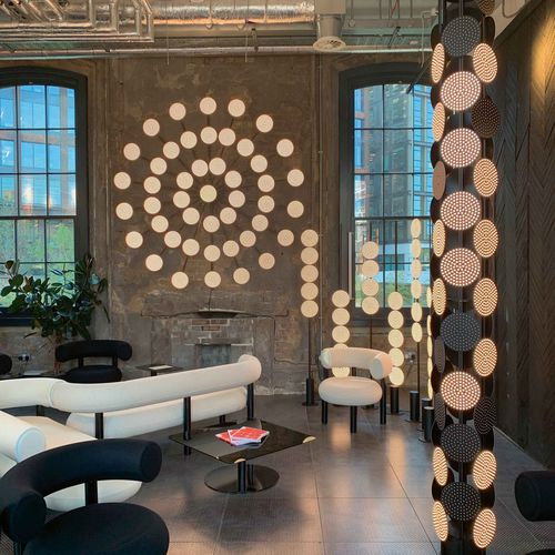 Contemporary wall light - EXPLOSION DOT - PROLICHT - indoor / aluminum / sculptural