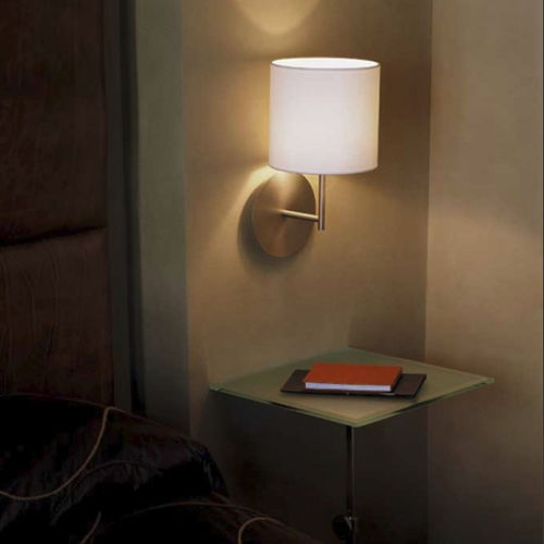 Contemporary wall light - HOTEL - Carpyen, - indoor / nickel / cotton