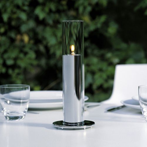Table lamp - POPPY - Carpyen, - glass / chromed metal / contemporary