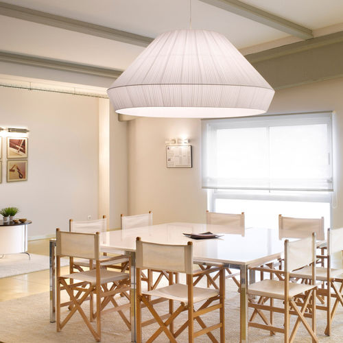 Pendant lamp - MEI 150 - BOVER Barcelona - iron / nickel / contemporary