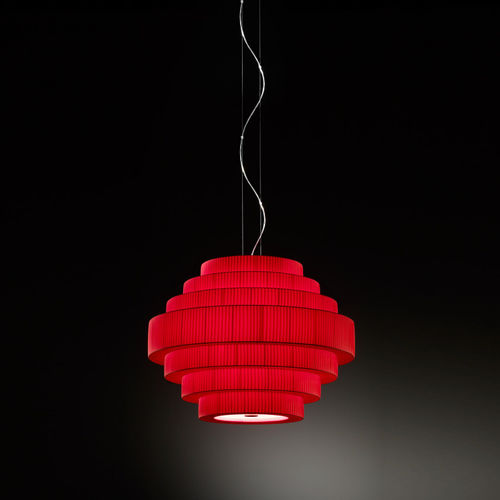 Pendant lamp - MOS 02 - BOVER Barcelona - opalescent glass / contemporary / corded
