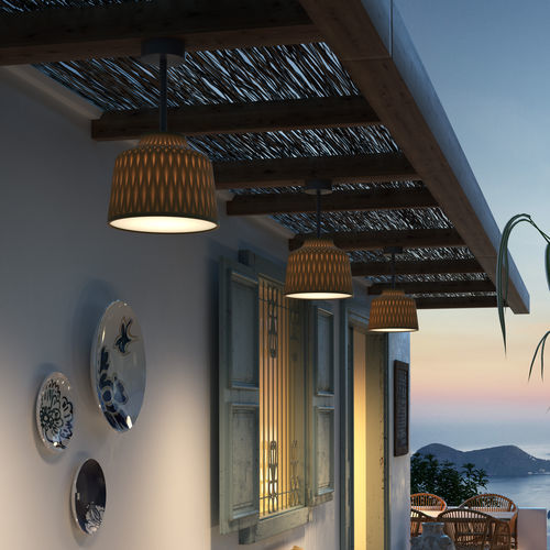 Contemporary ceiling light - Soft PF/30 - BOVER Barcelona - round / aluminum / polycarbonate