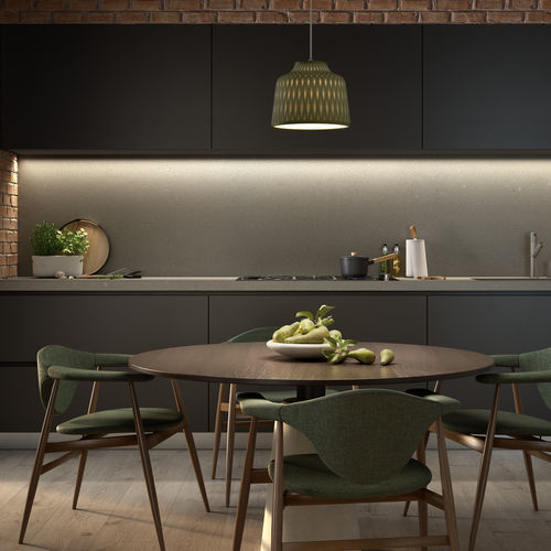 Pendant lamp - Soft S/30 - BOVER Barcelona - iron / polycarbonate / silicone