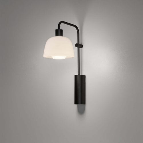 Contemporary wall light - Drep A/04 - BOVER Barcelona - indoor / blown glass / round