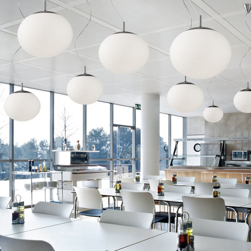 Pendant lamp - ELIPSE 30 - BOVER Barcelona - polyurethane / contemporary / corded