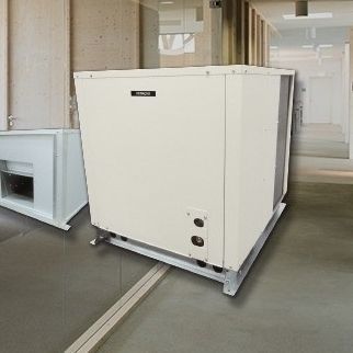 Floor air conditioner - RAS-NP - HITACHI - duct / split / commercial