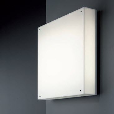 Contemporary wall light - AQUARIUM: AQ IP 6 - Ateh, spo. - indoor / brushed stainless steel / Plexiglas®