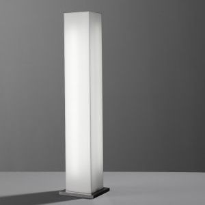 Contemporary light column - AQUARIUM: AQF1 - Ateh, spo. - brushed stainless steel / Plexiglas® / fluorescent tube