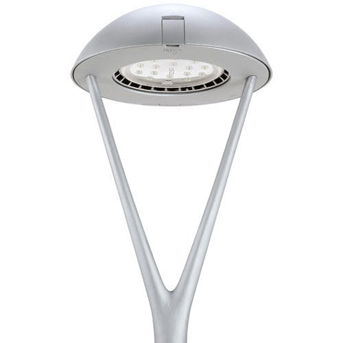 Urban lamp post - BASIC L TOP - Salvi Lighting - contemporary / cast aluminum / stainless steel
