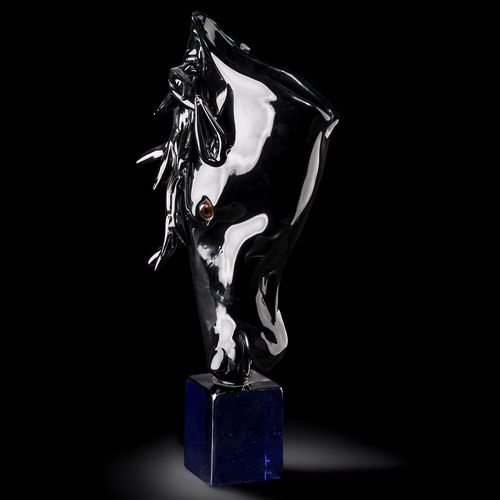 Murano glass sculpture - 6075/1/COL - Arte di Murano - blown glass / Made in Italy / free-standing