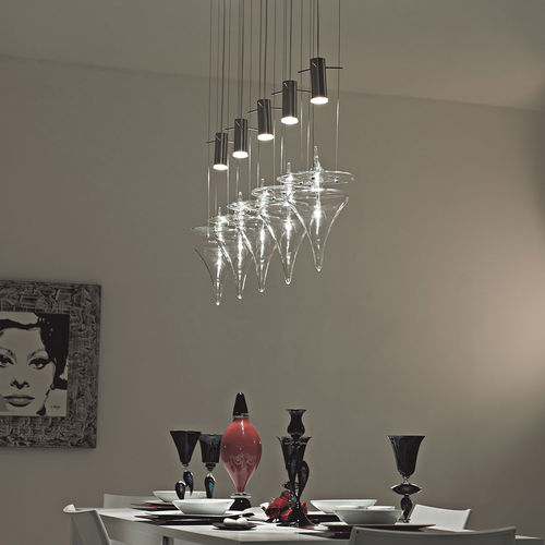 Modern chandelier - 7907 - Arte di Murano - blown glass / Murano glass / commercial
