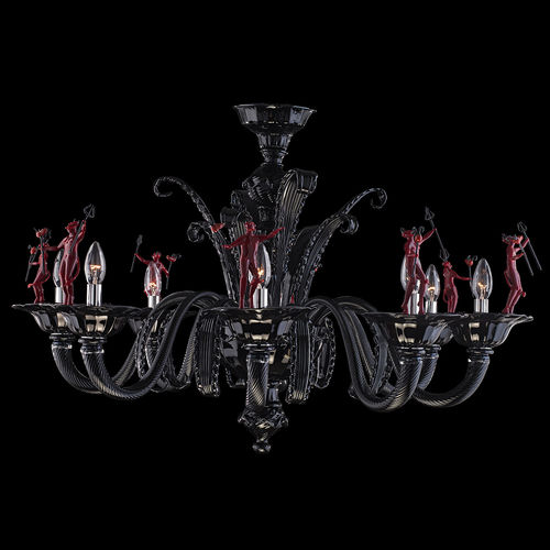 Original design chandelier - 7996 - Arte di Murano - blown glass / Murano glass / 12 light