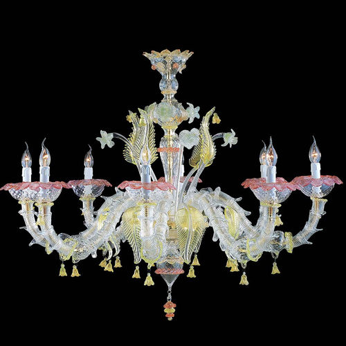 Traditional chandelier - 7386 - Arte di Murano - blown glass / Murano glass / 12 light