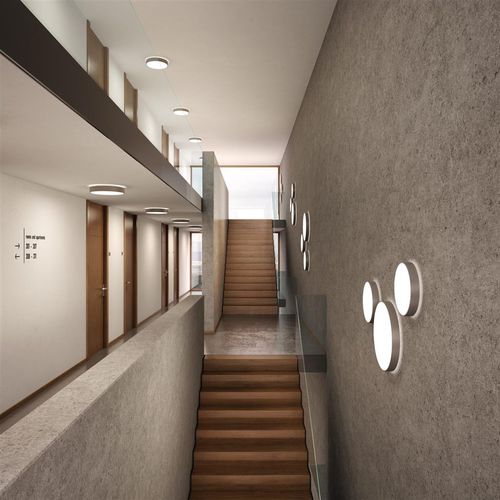 Hanging light fixture - OPHELIA - planlicht - surface-mounted / LED / round