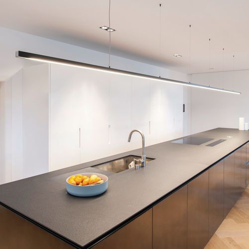 Hanging light fixture - RIDE - MOLTO LUCE - LED / linear / IP20