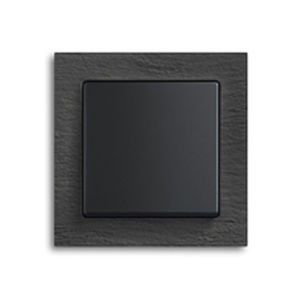 Light switch - Busch-axcent® pur - ABB Home and Building Automation - rocker / recessed / glass