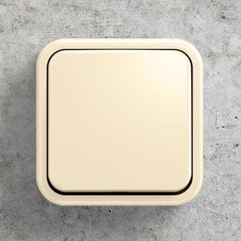 Light switch - Busch-Duro 2000® AP - ABB Home and Building Automation - push-button / surface-mount / contemporary