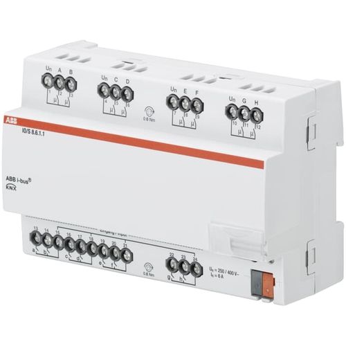 KNX switch actuator - IO/S8.6.1.1 - ABB Home and Building Automation - DIN rail / home / indoor