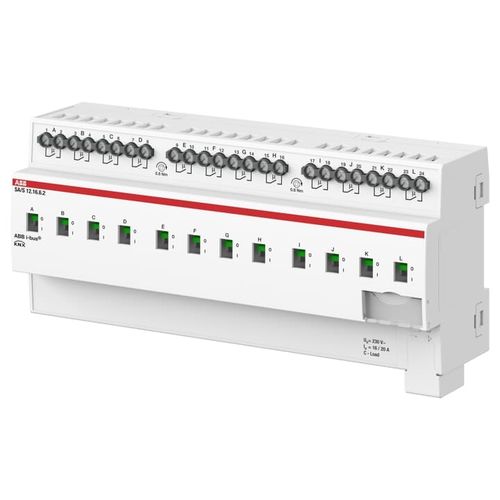 KNX switch actuator - SA/S12.16.6.2 - ABB Home and Building Automation - DIN rail / home / indoor