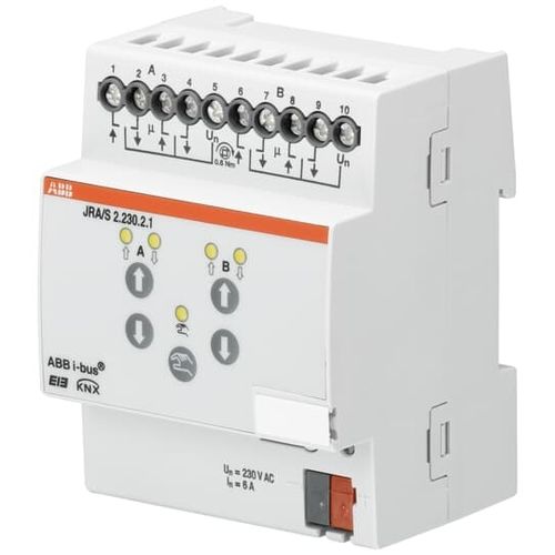 Roller shutter blind actuator - JRA/S2.230.2.1 - ABB Home and Building Automation - KNX / home / DIN rail