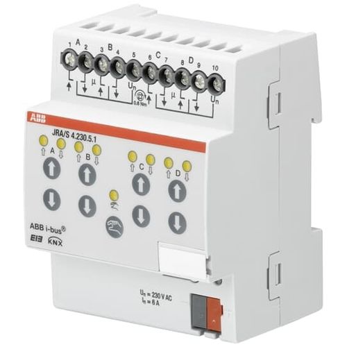 Roller shutter blind actuator - JRA/S4.230.5.1 - ABB Home and Building Automation - KNX / home / DIN rail