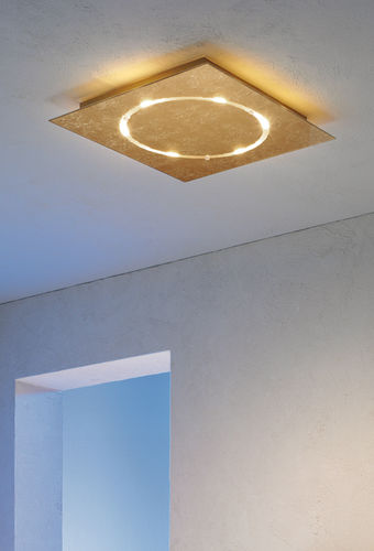 Contemporary ceiling light - SKYLINE: 300 606 09 - ESCALE Möbel & Leuchten - square / metal / LED