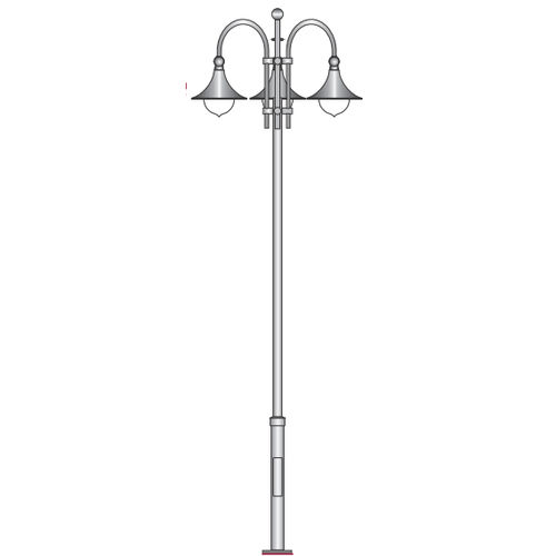 Urban lamp post - LEP - Elmarco Technika Świetlna Sp. z o.o. Sp. k. - traditional / aluminum / steel