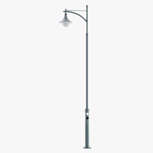 Urban lamp post - SEVILA  - Elmarco Technika Świetlna Sp. z o.o. Sp. k. - contemporary / aluminum / LED