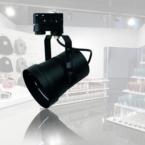 LED track light - ANCONA  - Artecta / Highlite Int. - round / metal / commercial