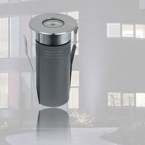 Recessed floor spotlight - BERKELY-1R - Artecta / Highlite Int. - RGB LED / round / IP67