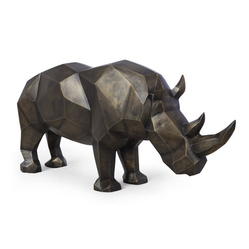 Resin sculpture - RHINOCEROS - Christopher Guy