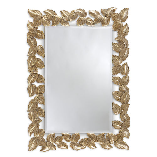 Wall-mounted mirror - 50-2875 AUTUMN LEAVES - Christopher Guy - traditional / rectangular / wood with gold leaf finish