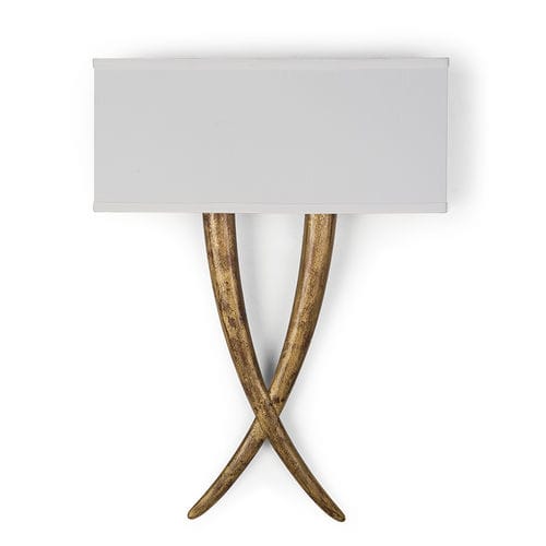 Traditional wall light - LE CHRIS-CROSS - Christopher Guy - indoor / silk / mahogany
