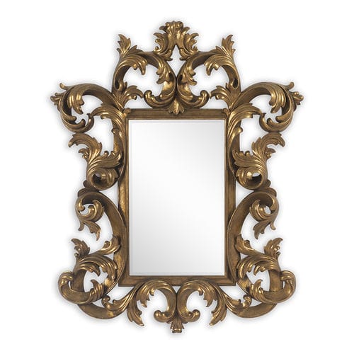 Wall-mounted mirror - 50-2879 CEDRIC - Christopher Guy - New Baroque design / rectangular / mahogany