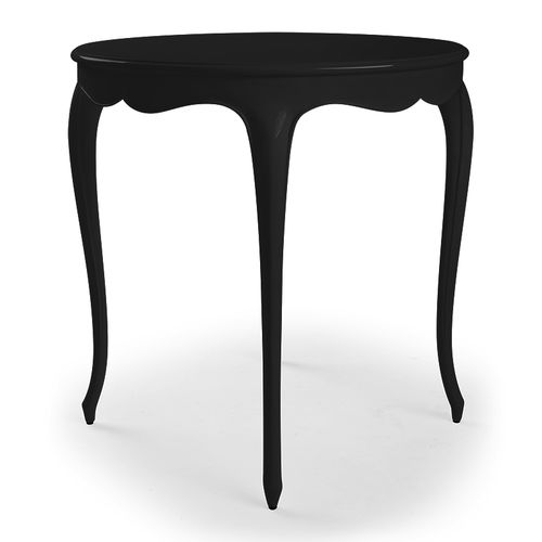 Traditional table - 76-0084 LE BISTRO - Christopher Guy - wood veneer / mahogany base / round