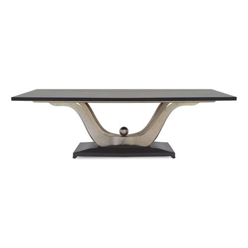 Traditional dining table - 76-0026 FONTAINE - Christopher Guy - wood veneer / mahogany base / rectangular