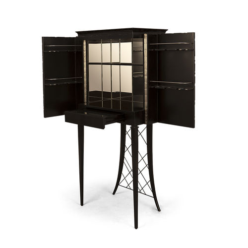 Traditional bar cabinet - 88-0003 FABERGÉ - Christopher Guy - mahogany / customizable color
