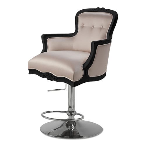 Traditional bar chair - 60-0422 ROYALE - Christopher Guy - indoor / velvet / satin