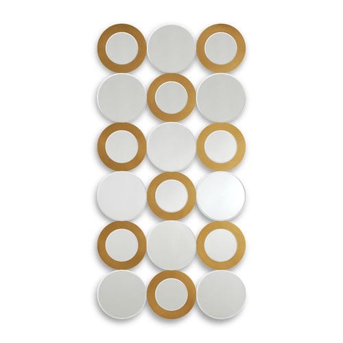 Wall-mounted mirror - 50-2888 SIXTIES - Christopher Guy - original design / rectangular / wood with gold leaf finish