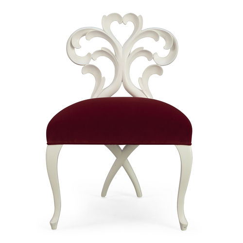 Traditional chair - 30-0082 LE PANACHE - Christopher Guy - indoor / velvet / satin