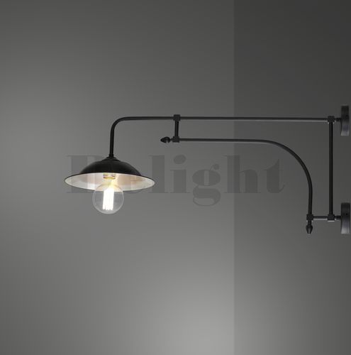 Industrial style wall light - CARLO - Zefkilis Bros Co - Delight - indoor / metal / fixed