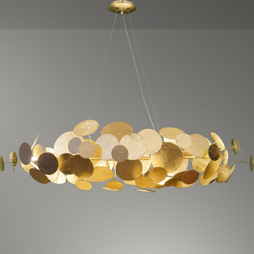Contemporary chandelier - ELEANOR - Zefkilis Bros Co - Delight - metal / 10 light / commercial