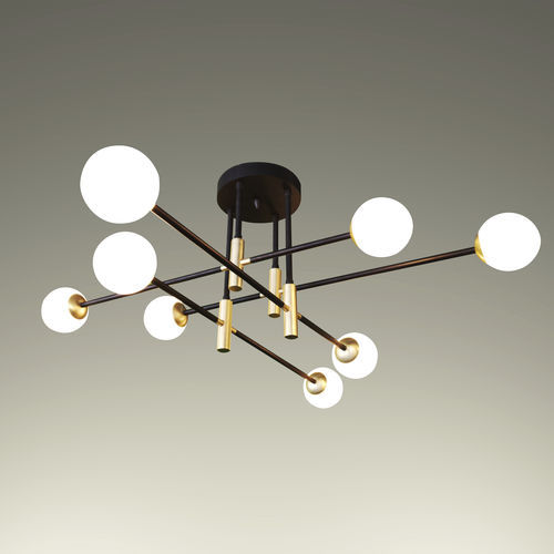 Contemporary chandelier - Kaiser - Zefkilis Bros Co - Delight - blown glass / metal / 8 light